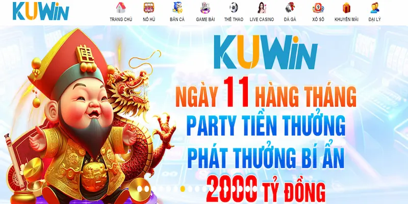 Minh họa trang chủ nhà cái Kuwin.house sinh động