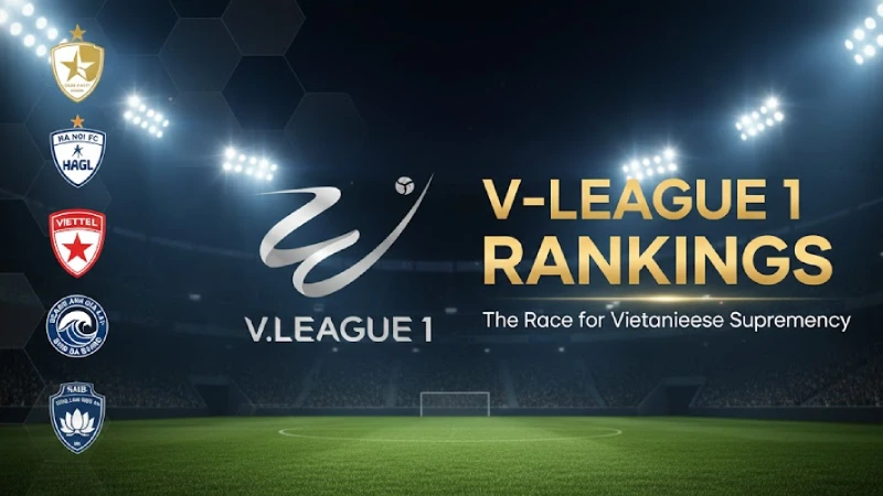 Cập Nhật Bảng Xếp Hạng V-League 1